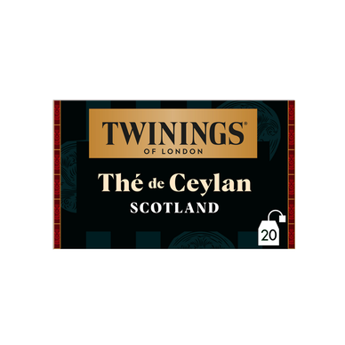Thé de Ceylan Scotland TWININGS, 20 sachets, 40g