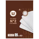 Filtres à café N° 2 - 80 unités