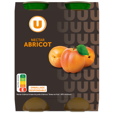 Nectar d'abricot  4 bouteilles de 20cl