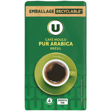 Café moulu arabica Brésil N°4 - 250g