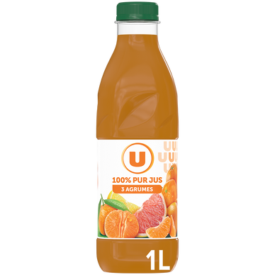 Pur jus 3 agrumes pet 1 litre