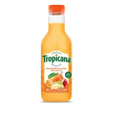 Pur Jus frais réfrigéré de 4 fruits Matin tendresse TROPICANA - Bouteille 90cl