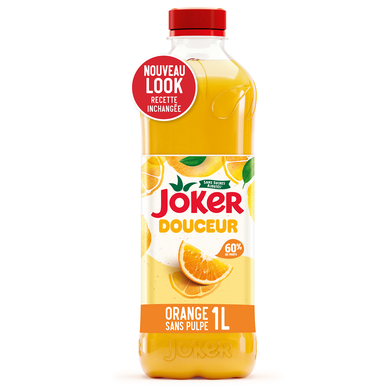 Jus d'orange sans pulpe Douceur PET - JOKER - 1L