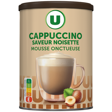 Café soluble Cappuccino saveur Noisette - 250g
