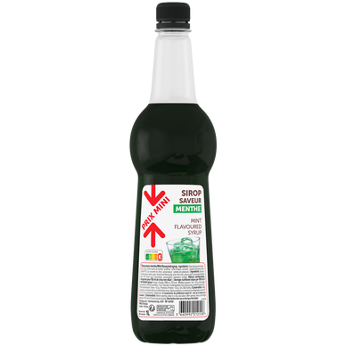 Sirop saveur Menthe PRIX MINI - Bouteille Pet 1 litre