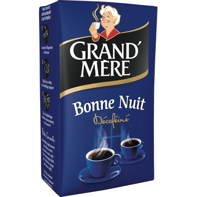 Café moulu GRAND MERE bonne nuit décaféiné - 250g