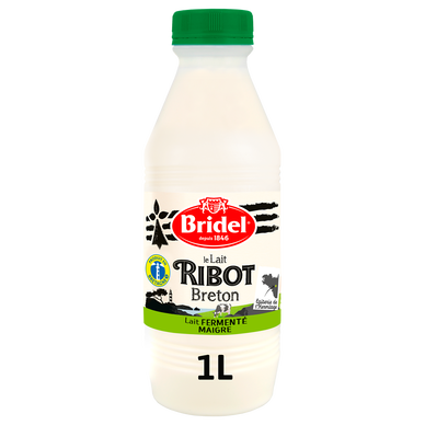 Lait fermenté Ribot écrémé BRIDEL - 1L