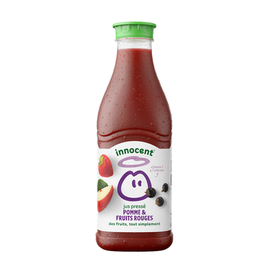 Pur jus réfrigéré pomme fruits rouges Sans sucres ajoutés - INNOCENT -900ml