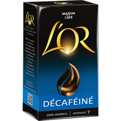 Café moulu L'OR Décaféiné N°7 - 250g