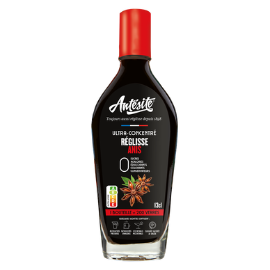 Concentré à diluer de réglisse saveur anis ANTESITE, flask de 13cl