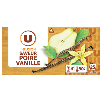 Infusion saveur poire vanille U x25 37,5g