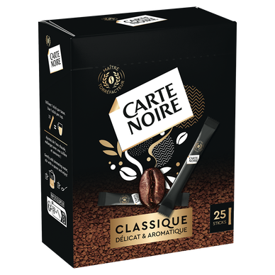 Café soluble CARTE NOIRE CLASSIQUE - x25 - 45g