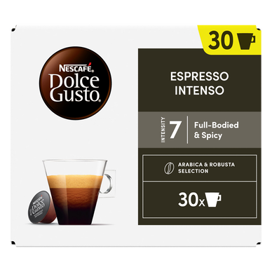 Café Capsules NESCAFE ESPRESSO INTENSO N°7 - compatible DOLCE GUSTO -x30