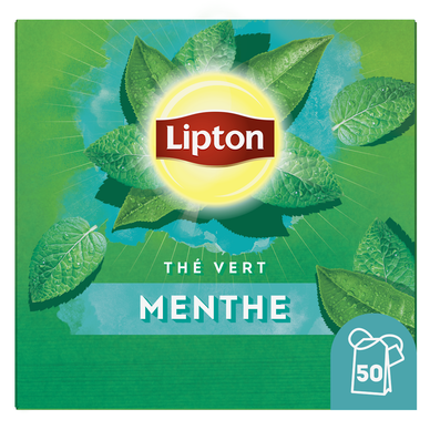Thé vert menthe Asie LIPTON x50 sachets