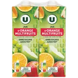 Jus à base de concentré orange & multifruits brique 4x1L