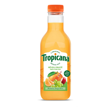 TROPICANA REVEIL FRUITE PET 90CL