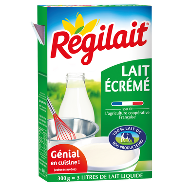 Lait écrémé en poudre REGILAIT, 300g