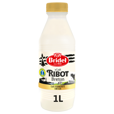 Lait fermenté Ribot entier BRIDEL - 1L