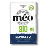 Café en grains espresso bio MEO, paquet 1kg
