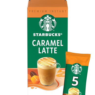 Café soluble STARBUCKS caramel latté - x5 - 115g