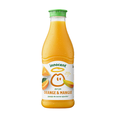 Pur jus réfrigéré orange, mangue Sans sucres ajoutés - INNOCENT - 900ml