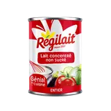 Lait concentré non sucré entier REGILAIT, boîte 410g