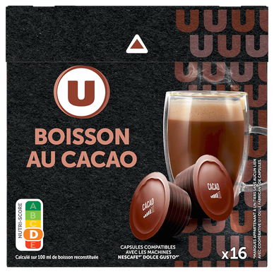 Chocolat chaud capsules - Compatible DOLCE GUSTO - x16