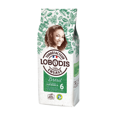 Café moulu LOBODIS pure origine Brésil - 250g