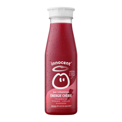 Pur jus réfrigéré plus energie chérie Sans sucres ajoutés - INNOCENT -330ml