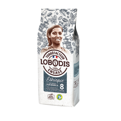 Café moulu LOBODIS pure origine Ethiopie - 250g