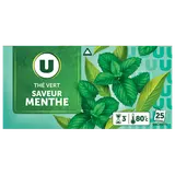 Thé vert à la menthe U sachets x25 40g