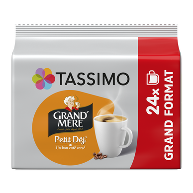 Café TASSIMO petit déjeuner Grand Mère, x24 dosettes, 200g