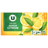 Thé vert saveur citron U - Boîte de 25 sachets  37,5g