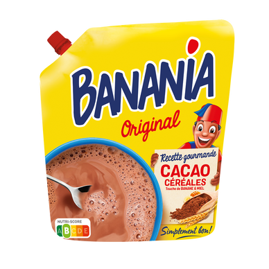 Poudre chocolatée BANANIA, boîte de 1kg