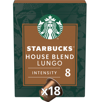 Café house blend lungo intensity 8 STARBUCK x18 capsules 93g
