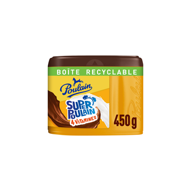 Poulain super poulain instantané boîte recyclable 450g