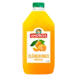 Pur jus réfrigéré clémentine sans sucres ajoutés ANDROS - Bouteille 1,5L