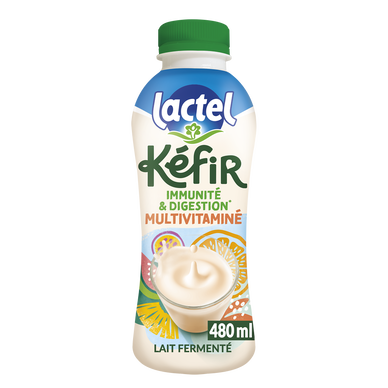 Kéfir multivitamine LACTEL bouteille 480ml
