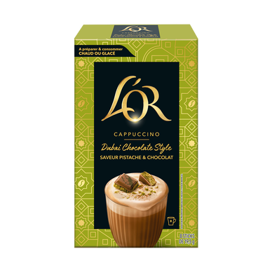 Cappucino Dubaï style L'OR, x8 sticks, 156g
