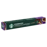 Café Chocolate Hazelnut by Nespresso intensité 5 caps x10 STARBUCKS 51g