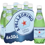 Eau minérale naturelle gazeuse SAN PELLEGRINO - 6x50cl