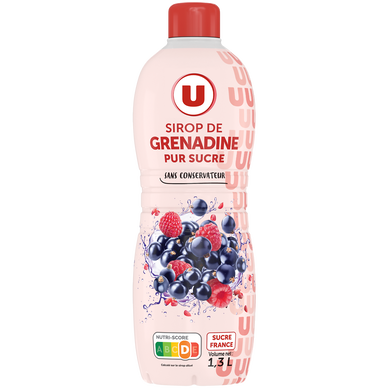 Sirop de grenadine  bouteille de 1,3l
