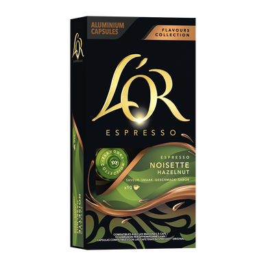Café Capsules L'OR Espresso saveur noisette - compatible NESPRESSO - x10