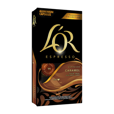 Café Capsules L'OR ESPRESSO CARAMEL - compatible NESPRESSO - x10