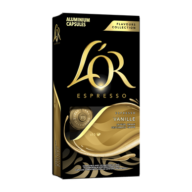 Café Capsules L'OR Espresso à la vanille - compatible NESPRESSO - x10