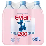 Eau minérale naturelle plate EVIAN - 6x1l