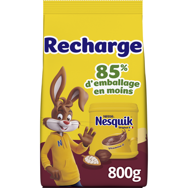 Poudre chocolatée recharge NESQUIK - Poche 800g