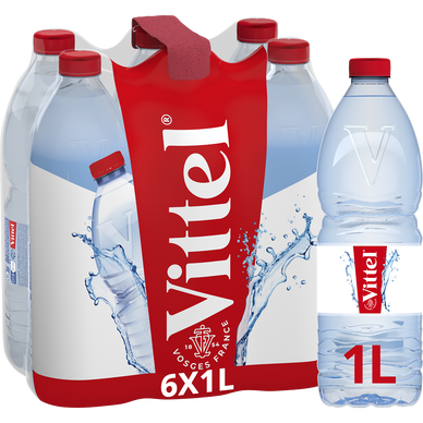 Eau minérale naturelle VITTEL - 6x1L