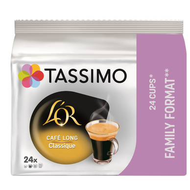 Café Capsules L'OR Classique - compatible TASSIMO - x24