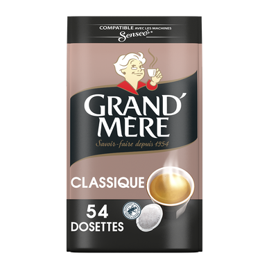 Café dosettes GRAND MERE CLASSIQUE - compatible SENSEO - x54